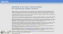 Desktop Screenshot of libdivide.com